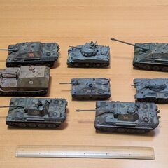 プラモデルの戦車　ジャンク　無料　バンダイ　タミヤ　４８分の１の画像