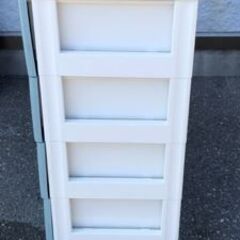 JM20390K) 5段収納ケース＜幅：約72cm 高さ：約98cm 奥行：約40cm＞中古品【取りに来られる方限定】　の画像