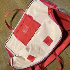 激レア モスキーノ MOSCHINO ナイロンブリーフケース レッドの画像