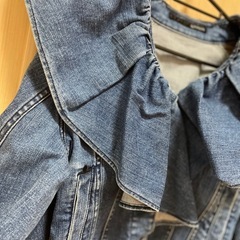 ADONISIS アドニシス　フリルデニムジャケットの画像