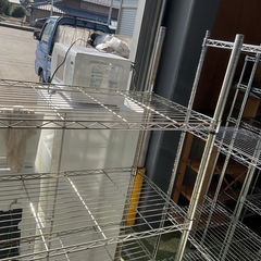 スチールラック　サビ多め　⓵の画像