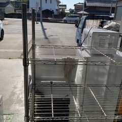 スチールラック　サビ多め　⓵の画像