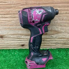 【SIW】HITACHI 日立工機 WH14DDL(NN)(R) パワフルレッド 14.4Vコードレスインパクトドライバ 本体のみ【中古動作品】の画像