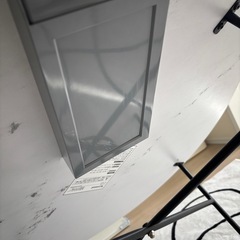 大理石柄ネストテーブル：2個セット[円形]の画像