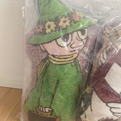 ムーミン　リトルミィ　スナフキン　クッション3柄セット　　の画像