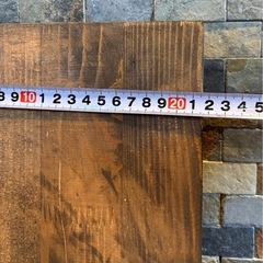 【雰囲気のある棚板】2枚　集成材　天然木　ビンテージ　ハンドメイド　④の画像