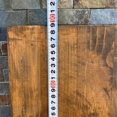 【雰囲気のある棚板】2枚　集成材　天然木　ビンテージ　ハンドメイド　④の画像