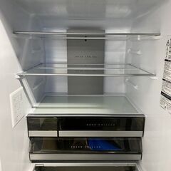 高年式 2025年製 AQUA/アクア 4ドア冷蔵冷凍庫 433L 右開き AQR-V43R(S) 大容量冷凍室 ② チタンシルバー 中古家電 店頭引取歓迎 uR10181の画像
