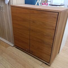 ★リユースのサカイつくば店★TK7082 良品計画 キャビネット ブラウン H85×D40×W82 クリーニング済みの画像