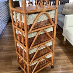 ラタンチェスト【町田市再生家具】252191の画像