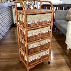 ラタンチェスト【町田市再生家具】252191の画像