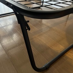 【10/30 23時まで】山善　シングルベッド 折り畳み 耐荷重200kgの画像