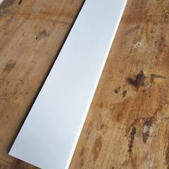 メラミン化粧板カウンター天板　カット材　3種類　ホワイト色の画像