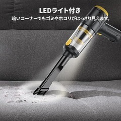 コードレス ハンディクリーナー 12000Pa 1台4役 多機能の画像