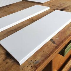 メラミン化粧板カウンター天板　カット材　3種類　ホワイト色の画像