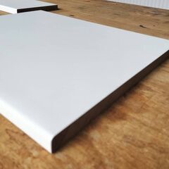 メラミン化粧板カウンター天板　カット材　3種類　ホワイト色の画像