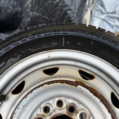 【終了】155/65R13 鉄チンマルチホイル付スタッドレス（4本」）の画像