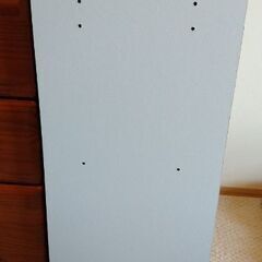 ホワイト カラーボックス 使用感ありの画像