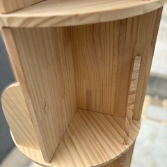 回転式本棚（5段）の画像