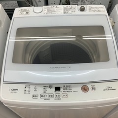 【埼玉】AQUAの全自動洗濯機のご紹介です
 AQUAの全自動洗濯機のご紹介です