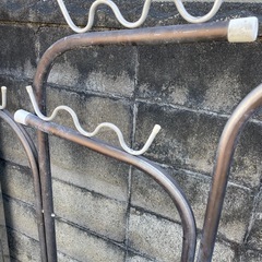 物干し台　2本　アルミ製　高さ180cmの画像