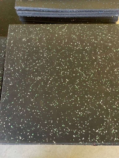 [23枚セット] ホームジム用ゴムマット ゴムマット ジム ジムマット20m四色混合 訳あり商品