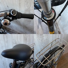 Panasonic 電動アシスト自転車 BE-FY433T 24インチ 3段変速 チェスナットブラウン パナソニック の画像