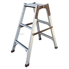 ○兼用脚立 DHK-900 はしご キャタツ 踏み台 掃除 脚立高814mm 梯子長 1740mm 立山アルミ 中古品■ジモティ姫路の画像