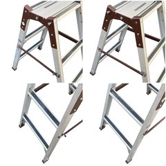 ○兼用脚立 DHK-900 はしご キャタツ 踏み台 掃除 脚立高814mm 梯子長 1740mm 立山アルミ 中古品■ジモティ姫路の画像