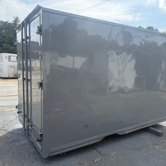 No.949 保冷バン 2t 車  アルミ 箱 バイク 倉庫 トラック コンテナ 米 保管庫 物置 DIYの画像