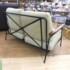 niko and ソファ ニコアンド 2人掛け 長椅子 ファブリック アイアン ソファー 2人用 ２P 札幌市厚別区 厚別店の画像