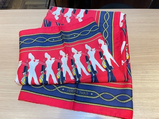 D7039【エルメス】カレ 90 ラ・パレード LA PARADE ビンテージ