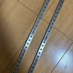 DIY ステンレス 棚受け ダボレール 棚ダボ 棚柱用 2本とセットの画像