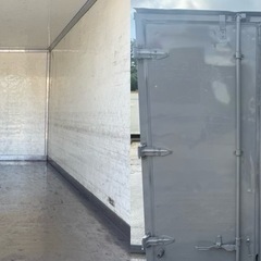 No.949 保冷バン 2t 車  アルミ 箱 バイク 倉庫 トラック コンテナ 米 保管庫 物置 DIYの画像