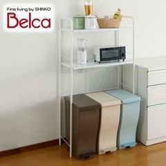 【キッチンスペースラック】【ごみ箱ラック】クリーニング済み【管理番号13010】町の画像