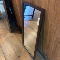 姿見　長方形　ブラウン系の画像