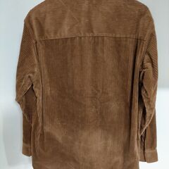 美品　ユナイテッドアローズ BEAUTY&YOUTH コーデュロイシャツジャケット 長袖 ブラウン Lサイズ メンズ カジュアル 秋冬　251030-7Tの画像