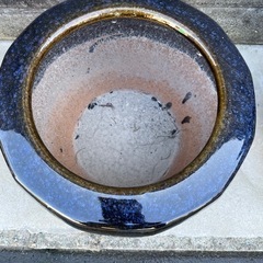 ②　火鉢　鉢　古民具　鉢カバー　昭和レトロ　陶器の画像