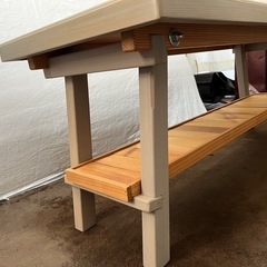 折りたたみローテーブルの画像