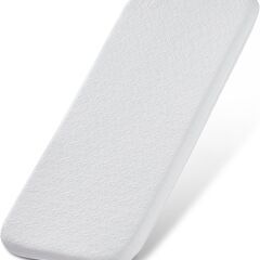  バシネットマットレストッパー ジェルメモリーフォームマットレス 取り外し可能なカバー付き クレードルとモーゼバスケット 32インチ x 16インチ 防水マット 赤ちゃん用マット 通気性 ソフトバシネットマットレスの画像