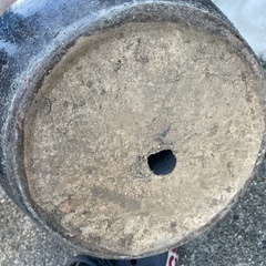 ③　火鉢　鉢カバー　陶器　古民家　飾り　の画像