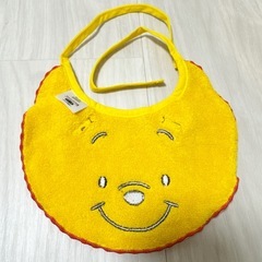 【新品未使用】くまのプーさん スタイ よだれかけ ベビー タオル生地の画像