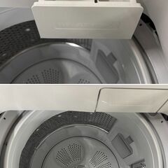 地域限定送料無料　超美品【 HITACHI 】日立 ビートウォッシュ 洗濯10.0㎏ 全自動洗濯機 ナイアガラ2段シャワー 洗濯槽自動おそうじ BW-V100Kの画像