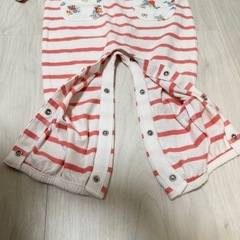 【新品未使用】gap baby 80cmロンパース フェイラー柄 ベビーの画像