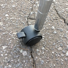 美原店　② メタルラック　アルミラック　スチールラック　3段　収納カゴ付き　キャスター付きの画像