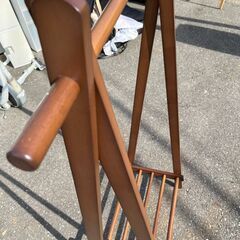 木製　ハンガーラックの画像