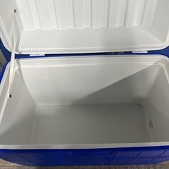 Coleman コールマン⭐︎クーラーボックス　MODEL 5248 5247 ブルー/ホワイト　LOGOS保冷剤1個の画像