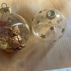 クリスマスツリー　オーナメント付きの画像