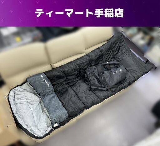 Bears Rock 封筒型 寝袋-30℃ FX-503W ベアーズロック シュラフ ブラック キャンプ アウトドア 冬 札幌市手稲区