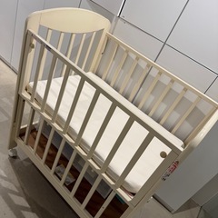 コンパクトベビーベッドあげます。美品。。の画像